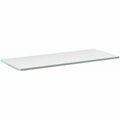 The Hon Co Table, Rectangle, 4-Leg, 60inx24inx23in-35in, White Markerboard HONTR2460ENFM1K